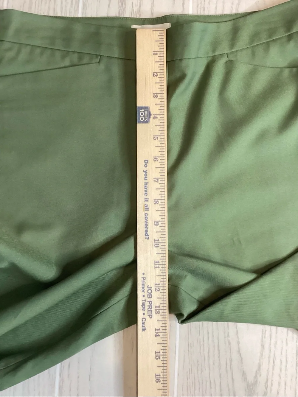 Women’s LOFT Olive Green Straight‎ Leg Pants Size 10 Work Office Career